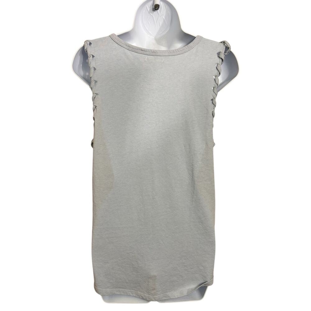 Womens Maurices America Patriotic Tee Sz M Sleeveless Truck T-Shirt Blue Tank - Picture 9 of 10